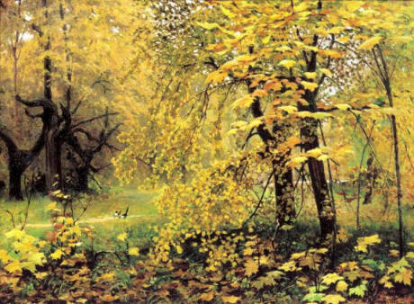 В. С. Остроухов. Золота осінь. Опис картини у віршах.